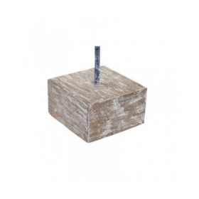 Statua Decorativa DKD Home Decor Azzurro Resina Legno di mango (37 x 11 x 39 cm)