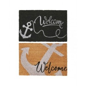 Zerbino DKD Home Decor Gomma Multicolore (60 x 40 x 1,5 cm) (2 Unità)