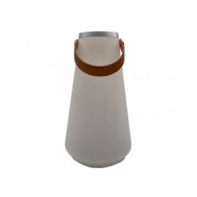 Lampada da tavolo DKD Home Decor Bianco Marrone 13,5 x 13,5 x 23 cm