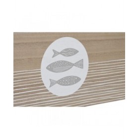 Scatola Decorativa DKD Home Decor Naturale Legno MDF Spirali Mediterraneo 50 x 40 x 22,5 cm