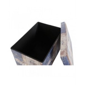 Scatola Multiuso DKD Home Decor 59 x 40 x 40 cm Poliuretano Multicolore Cartone Mediterraneo (2 Unità)