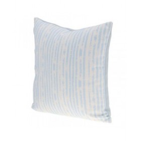 Cuscino DKD Home Decor Righe Azzurro Bianco 45 x 15 x 45 cm Mediterraneo