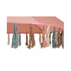 Ombrellone DKD Home Decor Acciaio Corallo Alluminio (180 x 180 x 190 cm)