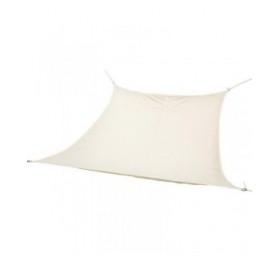 Vela parasole DKD Home Decor Beige 500 x 500 x 2 cm 500 x 500 x 500 cm Candela