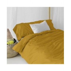Set di copripiumino HappyFriday Basic Kids Senape Singolo 2 Pezzi
