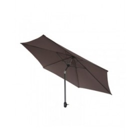 Ombrellone DKD Home Decor Nero Marrone Acciaio 300 x 300 x 250 cm