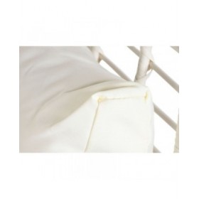 Poltrona da giardino DKD Home Decor 130 x 68 x 146 cm rattan sintetico Acciaio Bianco