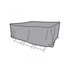 Custodia Protettrice DKD Home Decor Tavolo Nero Alluminio Grigio scuro (200 x 130 x 60 cm)