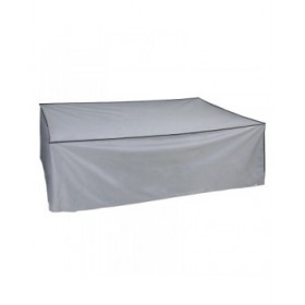 Custodia Protettrice DKD Home Decor Tavolo Nero Alluminio Grigio scuro (200 x 130 x 60 cm)