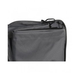 Custodia Protettrice DKD Home Decor Tavolo Nero Alluminio Grigio scuro (132 x 132 x 75 cm)