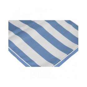 Cuscino per Lettino DKD Home Decor Amaca Bianco Blu cielo 190 x 60 x 5 cm