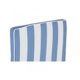 Cuscino per Lettino DKD Home Decor Amaca Bianco Blu cielo 190 x 60 x 5 cm