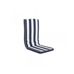Cuscino DKD Home Decor Bianco Blu Marino Righe 42 x 4 x 115 cm