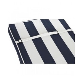 Cuscino DKD Home Decor Bianco Blu Marino Righe 42 x 4 x 115 cm