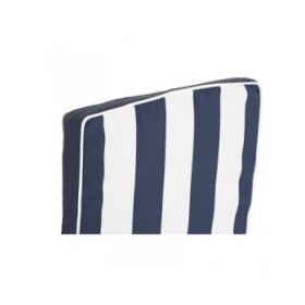 Cuscino DKD Home Decor Bianco Blu Marino Righe 42 x 4 x 115 cm