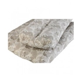 Cuscino DKD Home Decor Da terreno Grigio Marrone Chiaro Alluminio Foglia della pianta 120 x 80 x 16 cm