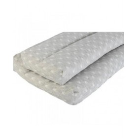 Cuscino DKD Home Decor Da terreno Bianco Verde Grigio chiaro Bambù Alluminio 120 x 80 x 16 cm