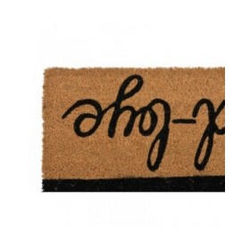 Zerbino DKD Home Decor Nero Marrone Gomma (75 x 45 x 1,5 cm) (2 Unità)