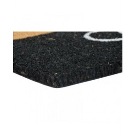 Zerbino DKD Home Decor Nero Marrone Gomma (75 x 45 x 1,5 cm) (2 Unità)