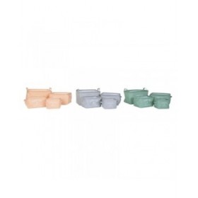 Set di Cestini DKD Home Decor 39 x 27 x 24 cm Tela Moderno (3 Unità)