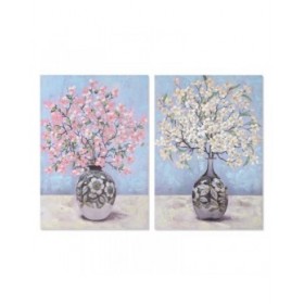 Quadro DKD Home Decor Vaso Tradizionale 70 x 3 x 100 cm (2 Unità)