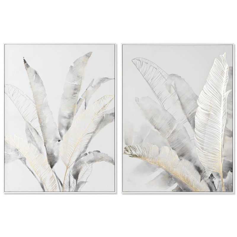 Quadro DKD Home Decor Palme Tropicale (90 x 4 x 120 cm) (2 Unità)