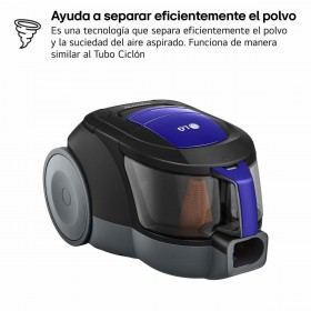 Aspirapolvere senza Sacchetto LG VK8506NHAG Rosso 650 W