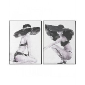 Quadro DKD Home Decor Cappello (90 x 4 x 120 cm) (2 Unità)