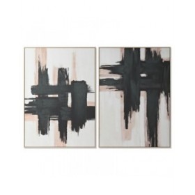 Quadro DKD Home Decor Astratto Città (100 x 4 x 140 cm) (2 Unità)