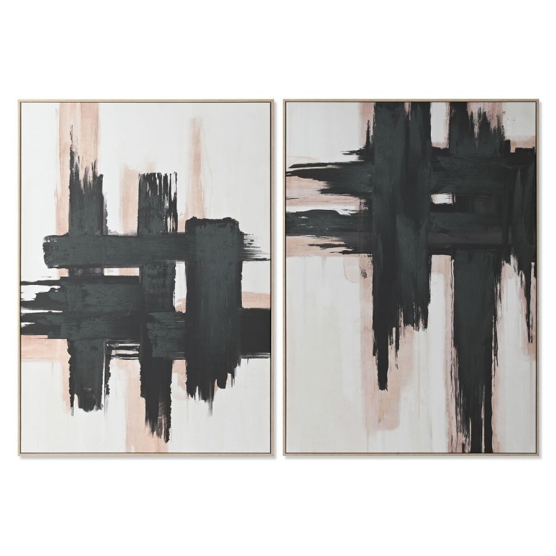 Quadro DKD Home Decor Astratto Città (100 x 4 x 140 cm) (2 Unità)