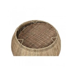 Set di Cestini DKD Home Decor 55 x 55 x 45 cm Tropicale Iuta