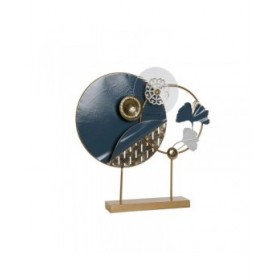 Statua Decorativa DKD Home Decor 58 x 9 x 60 cm Astratto Azzurro Dorato Bianco Moderno