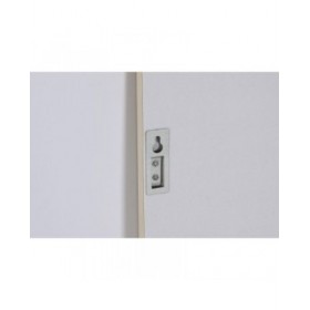 Specchio da parete DKD Home Decor Bianco Beige Grigio scuro 36 x 2 x 66 cm (4 Unità)