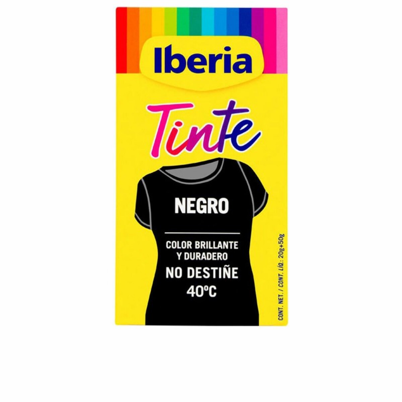 Inchiostro per Abbigliamento Tintes Iberia   Nero 70 g