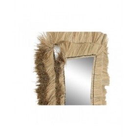 Specchio da parete DKD Home Decor 62 x 4 x 70 cm Cristallo Bali Iuta