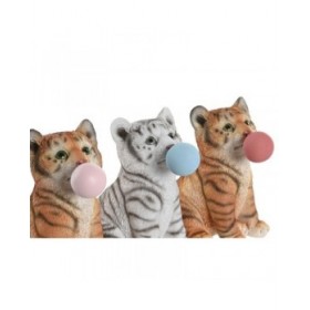 Statua Decorativa DKD Home Decor 13,5 x 11 x 15 cm Resina Gatto (3 Unità)