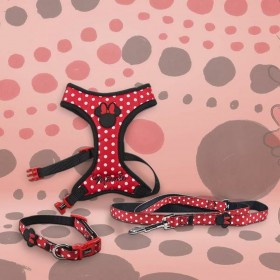 Collare per Cani Minnie Mouse XXS/XS Rosso