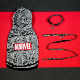 Felpa per Cani Marvel XXS Grigio