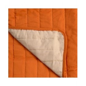 Trapunta Reversibile HappyFriday Basic Dash Arancio 270 x 260 cm