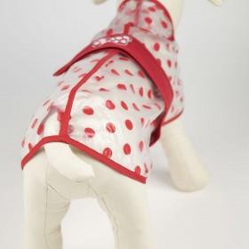 Impermeabile per Cani Minnie Mouse Rosso