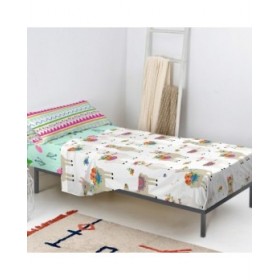 Set di Lenzuola HappyFriday MOSHI MOSHI Multicolore Singolo 160 x 270 cm 28 x 3 x 38 cm