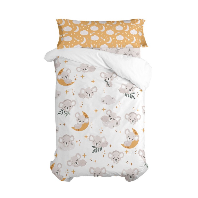 Set di copripiumino HappyFriday Moshi Moshi Baby Koala Multicolore Singolo 2 Pezzi