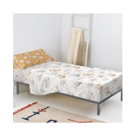 Set di Lenzuola HappyFriday Moshi Moshi Baby koala Multicolore Singolo 2 Pezzi