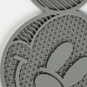 Ciotola per cani Mickey Mouse Grigio Silicone 28 x 15 x 1,5 cm