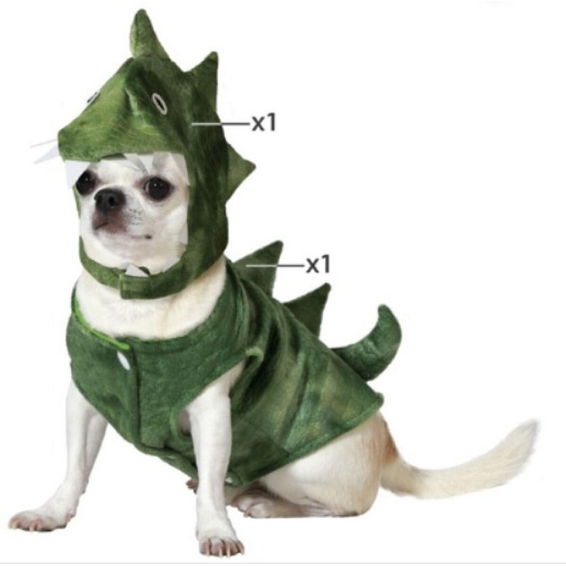 Costume per Cane Taglia L Dinosauro