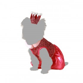 Costume per Cane Taglia S Principessa