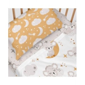 Lenzuolo con angoli aderenti HappyFriday MOSHI MOSHI 28 x 2 x 38 cm 120 x 180 cm