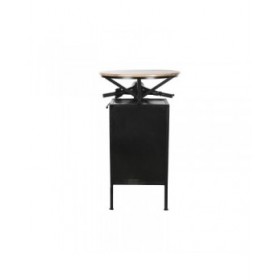 Tavolo aggiuntivo Home ESPRIT Marrone Nero Ferro Legno di mango 116 x 72 x 110 cm