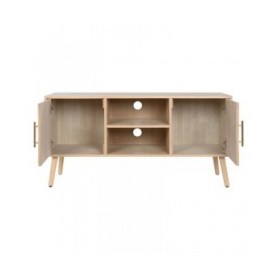 Mobile TV Home ESPRIT Naturale Legno di paulownia Legno MDF 120 x 40 x 60 cm