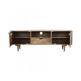 Mobile TV Home ESPRIT Bianco Legno di mango 160 x 41 x 55 cm